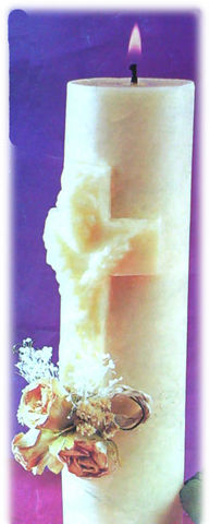 Vela decorativa